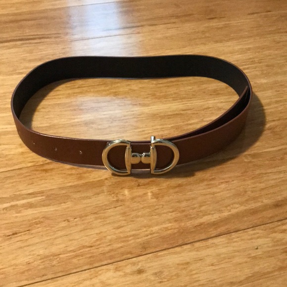 talbots reversible horsebit belt